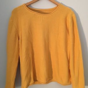 Yellow sweater